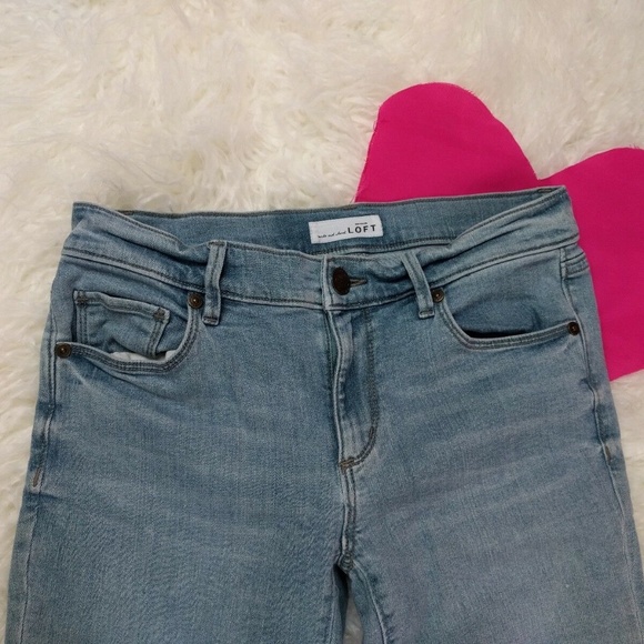 @ Loft size 2/26 Mordern Skinny Blue Light Wash - Picture 3 of 6